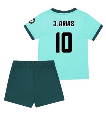 Wolves Jhon Arias #10 Replik Auswärtstrikot Kinder 2025-26 Kurzarm (+ Kurze Hosen)